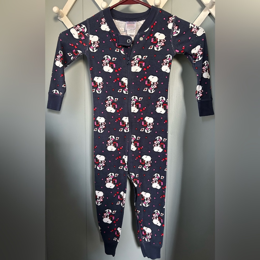 Kids One Piece Pajama - Hanna Andersson-Peanuts